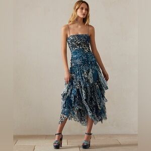 Ralph Lauren Tyreece Floral Lace Cocktail